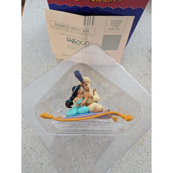 Disney Enesco Magic Carpet Ride Aladdin Christmas Holiday Ornament with Box - Picture 3 of 4